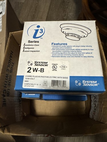 System sensor two wire - 2, w-b,
