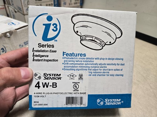 System sensor smoke - sensor, 4w-b