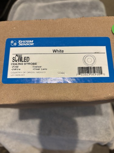 System sensor scwled white - system,