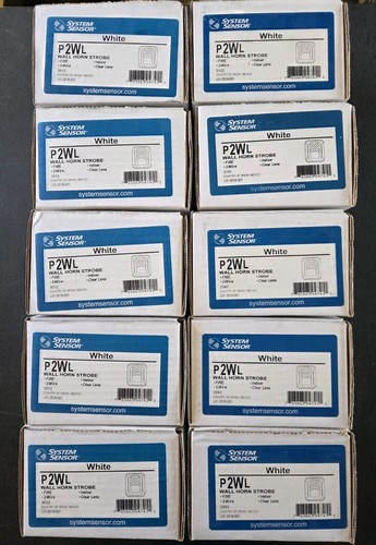 System sensor p2wl white wall - system,