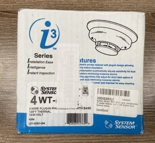 System sensor series 4wta - system, 4wta-b