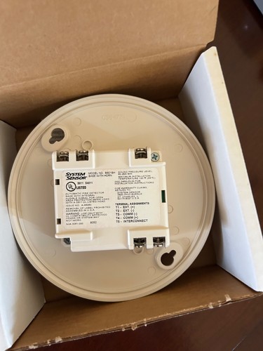 System sensor b501bh - sensor, fire