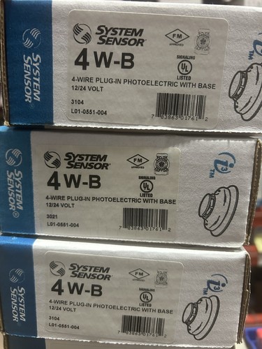 System sensor smoke - sensor, 4w-b