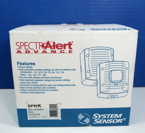 System sensor sprk spectralert - system,