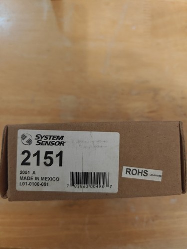 System sensor 2151 fire - system,